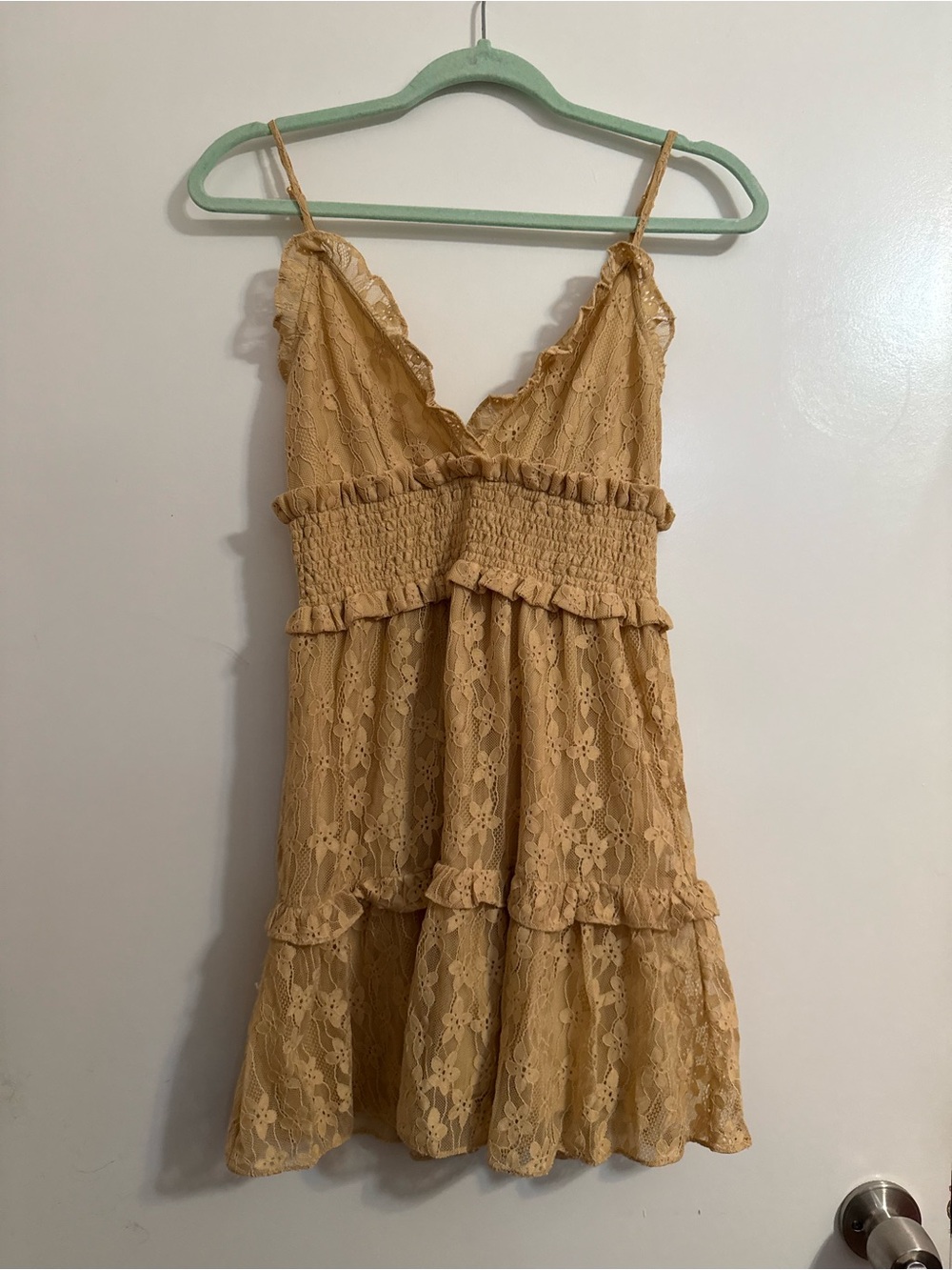 Lace Ruffle Tiered Sundress